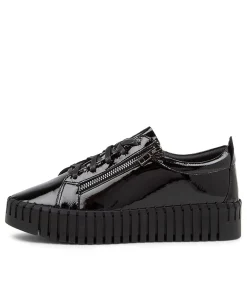 Online Midas Shoes Braelyn Black Patent Leather Sneakers Bs