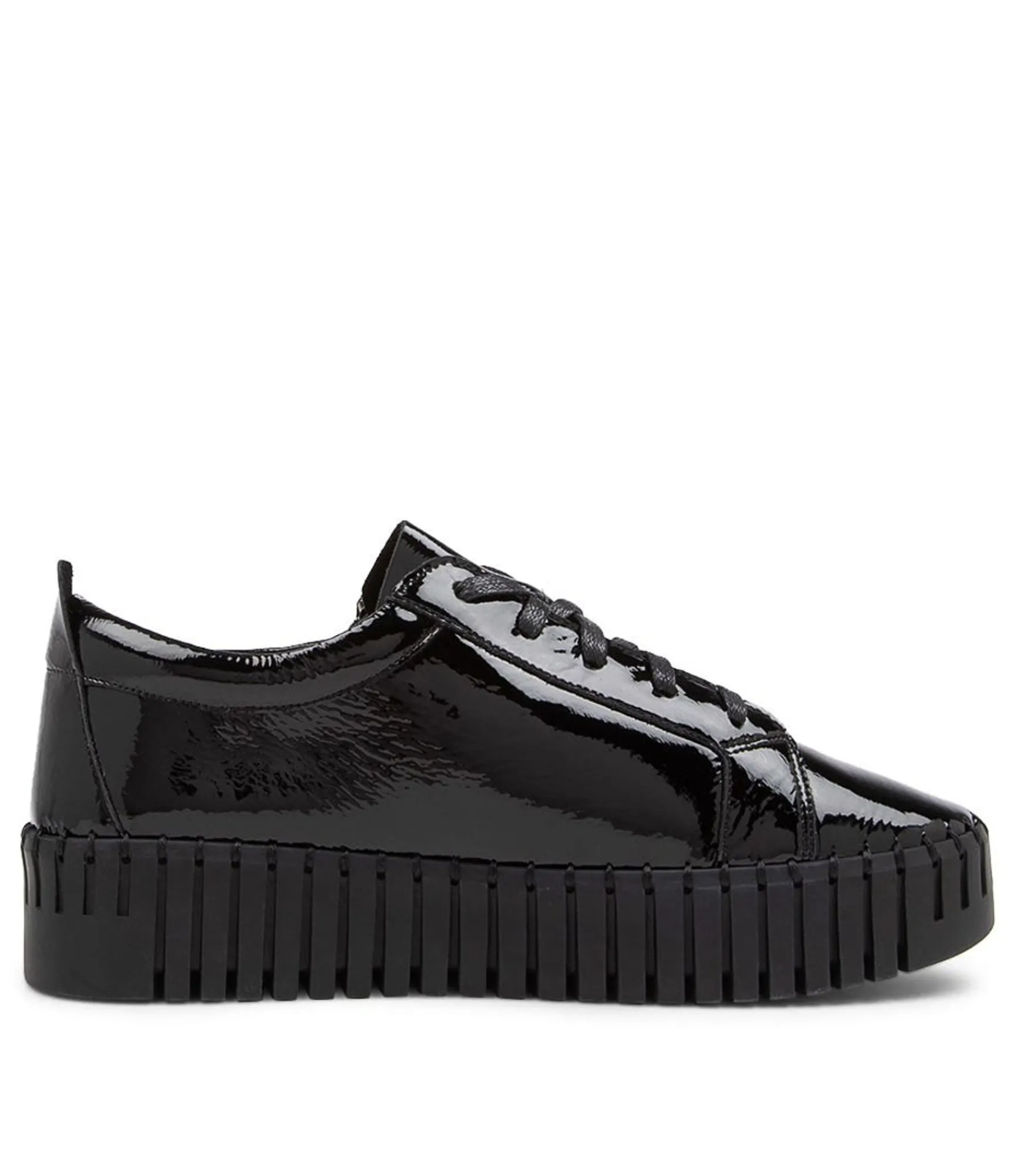 Online Midas Shoes Braelyn Black Patent Leather Sneakers Bs