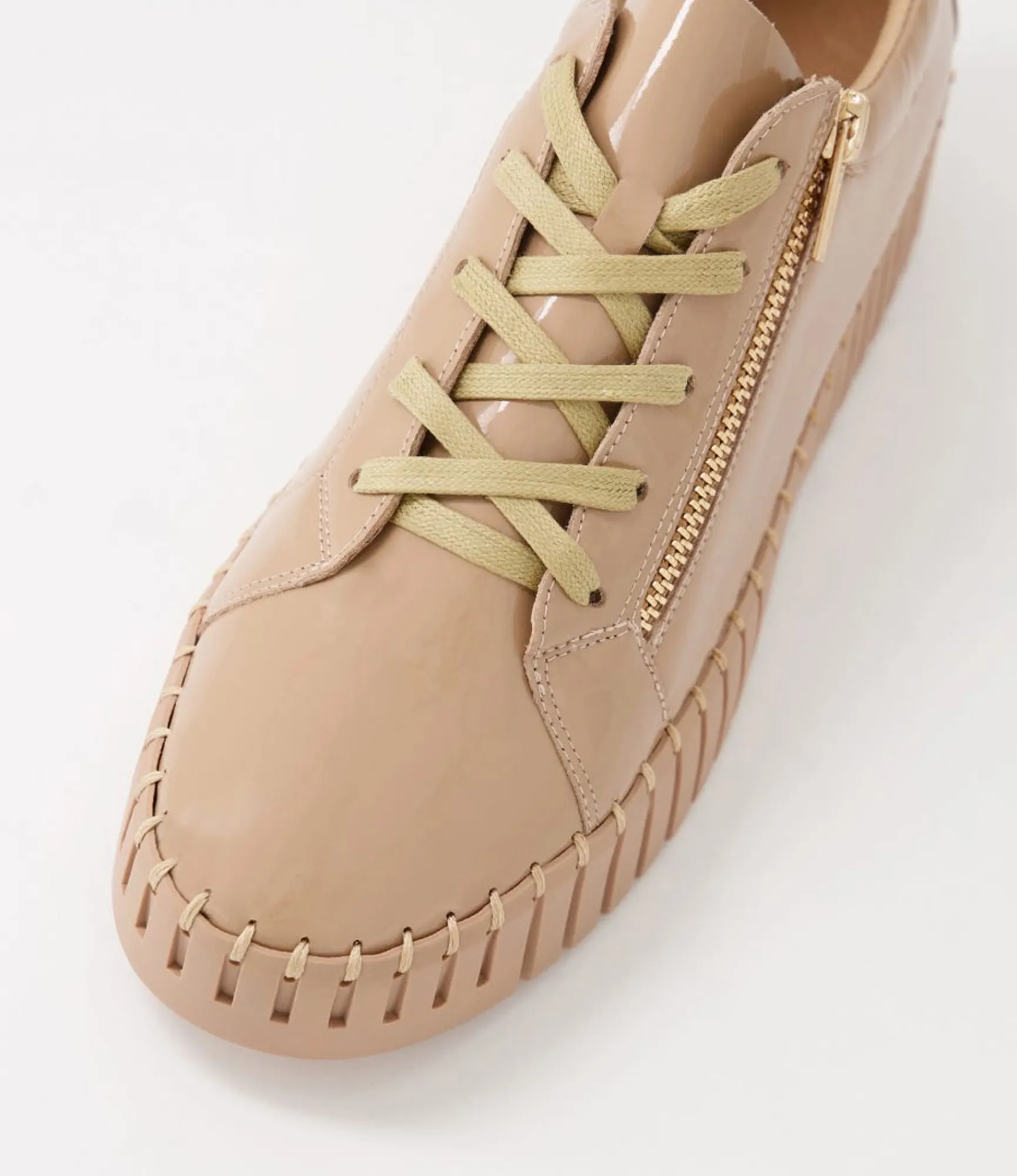 Best Sale Midas Shoes Braelyn Cafe Patent Leather Sneakers