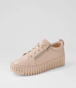 Online Midas Shoes Braelyn Rose Leather Sneakers
