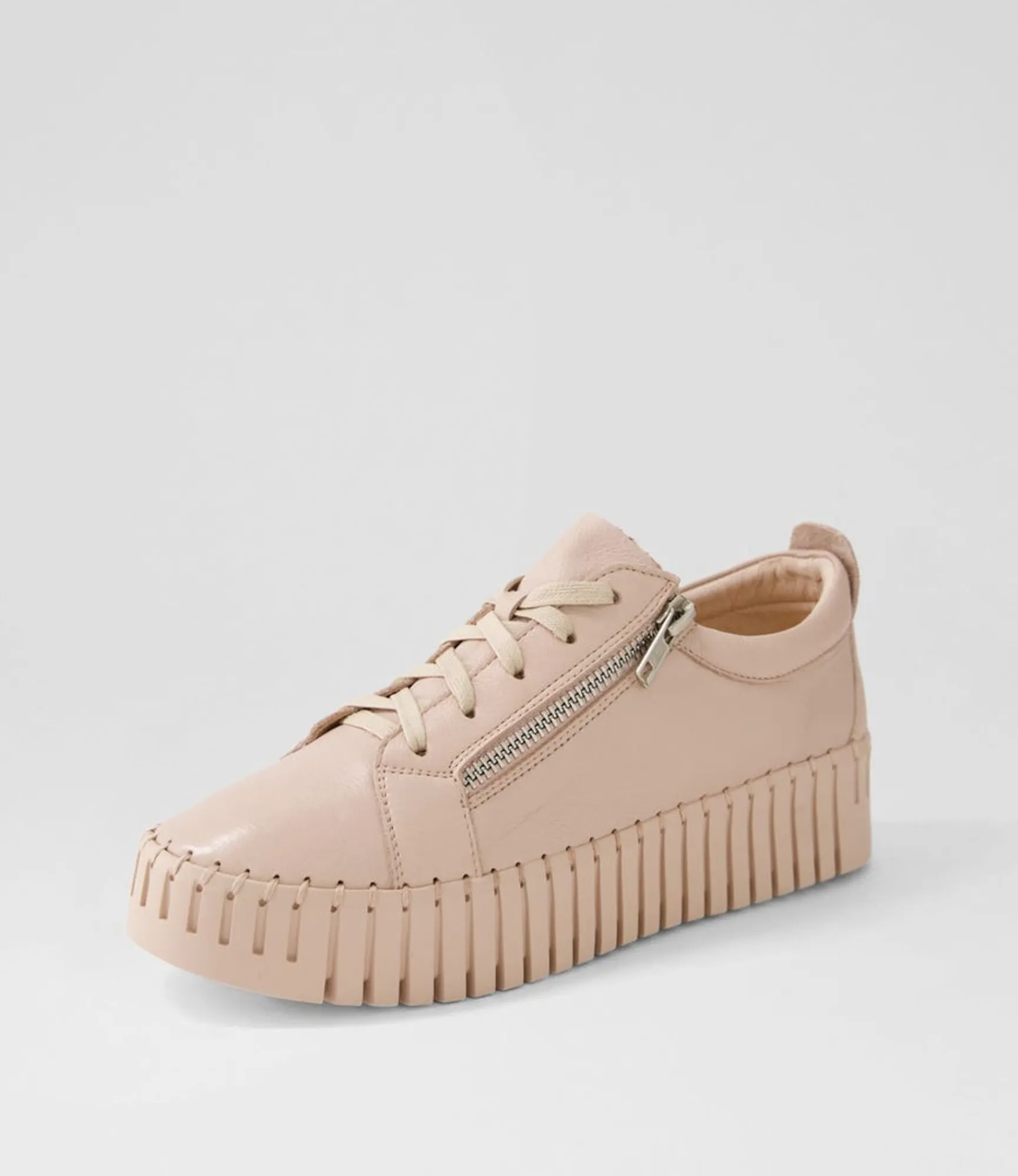 Online Midas Shoes Braelyn Rose Leather Sneakers