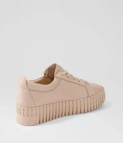 Online Midas Shoes Braelyn Rose Leather Sneakers
