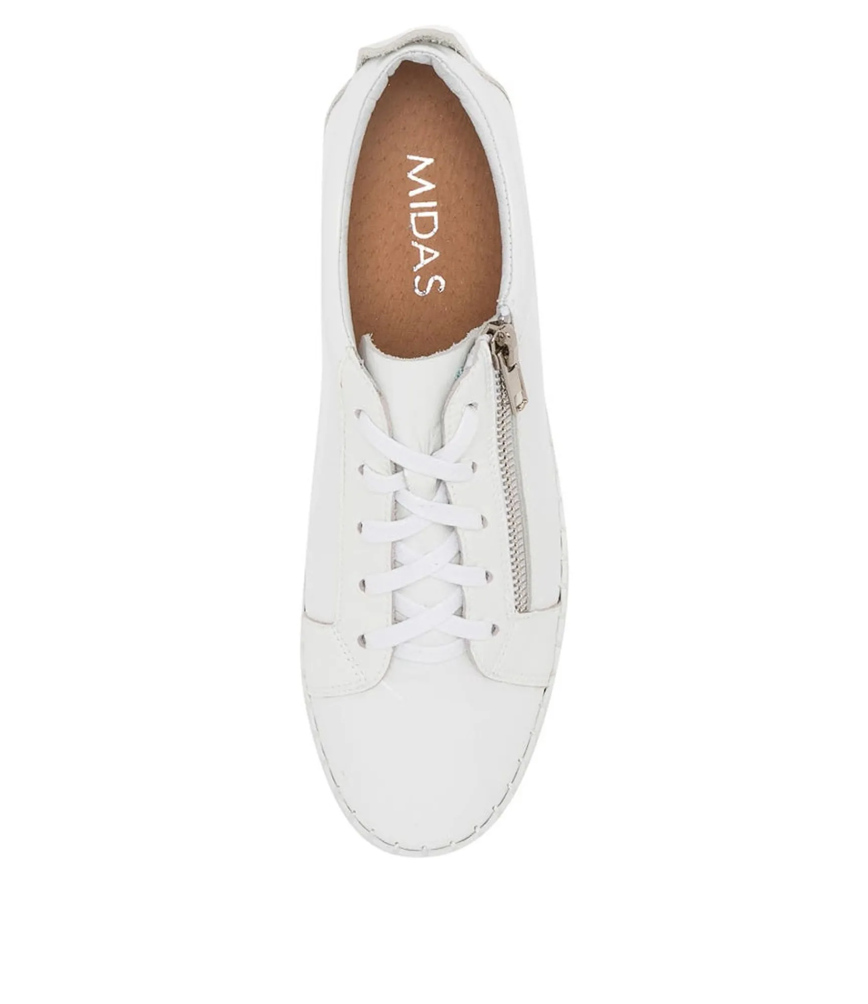 Outlet Midas Shoes Braelyn White Patent