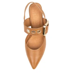Cheap Midas Shoes Brya Tan Leather