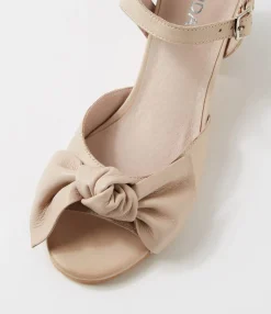 Fashion Midas Shoes Bubbs Cafe Leather Sandals