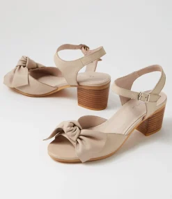 Fashion Midas Shoes Bubbs Cafe Leather Sandals
