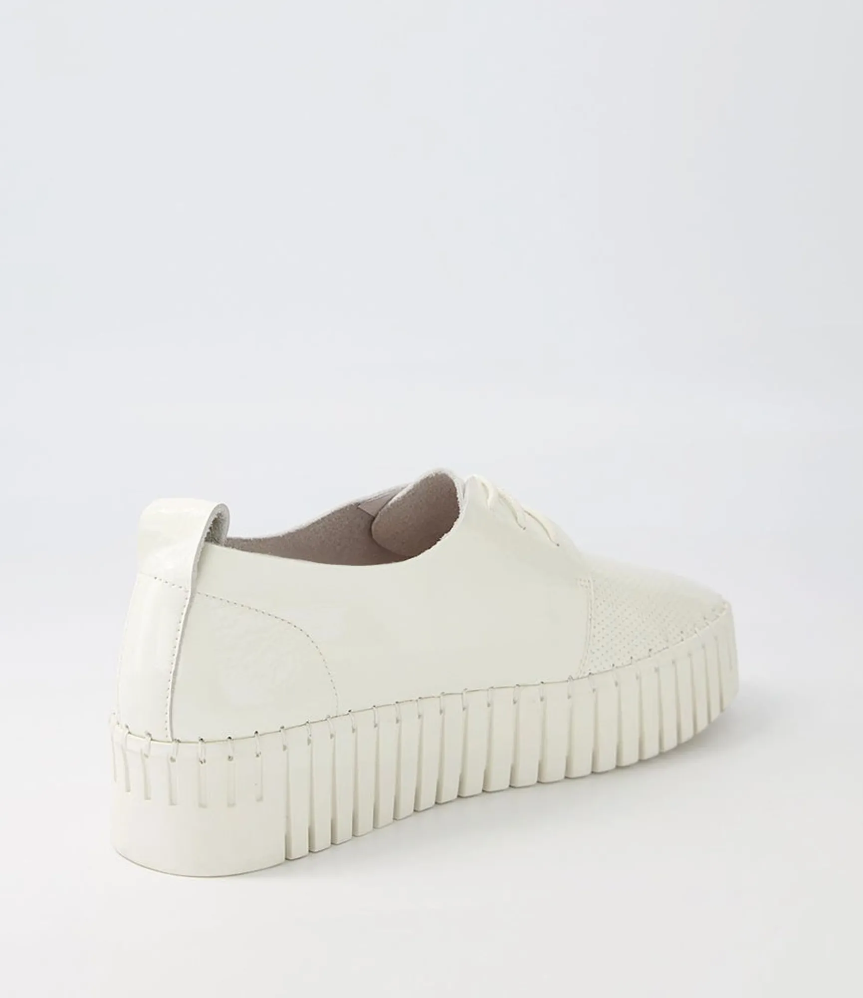Cheap Midas Shoes Busto Off White Ivory Patent Leather Sneakers