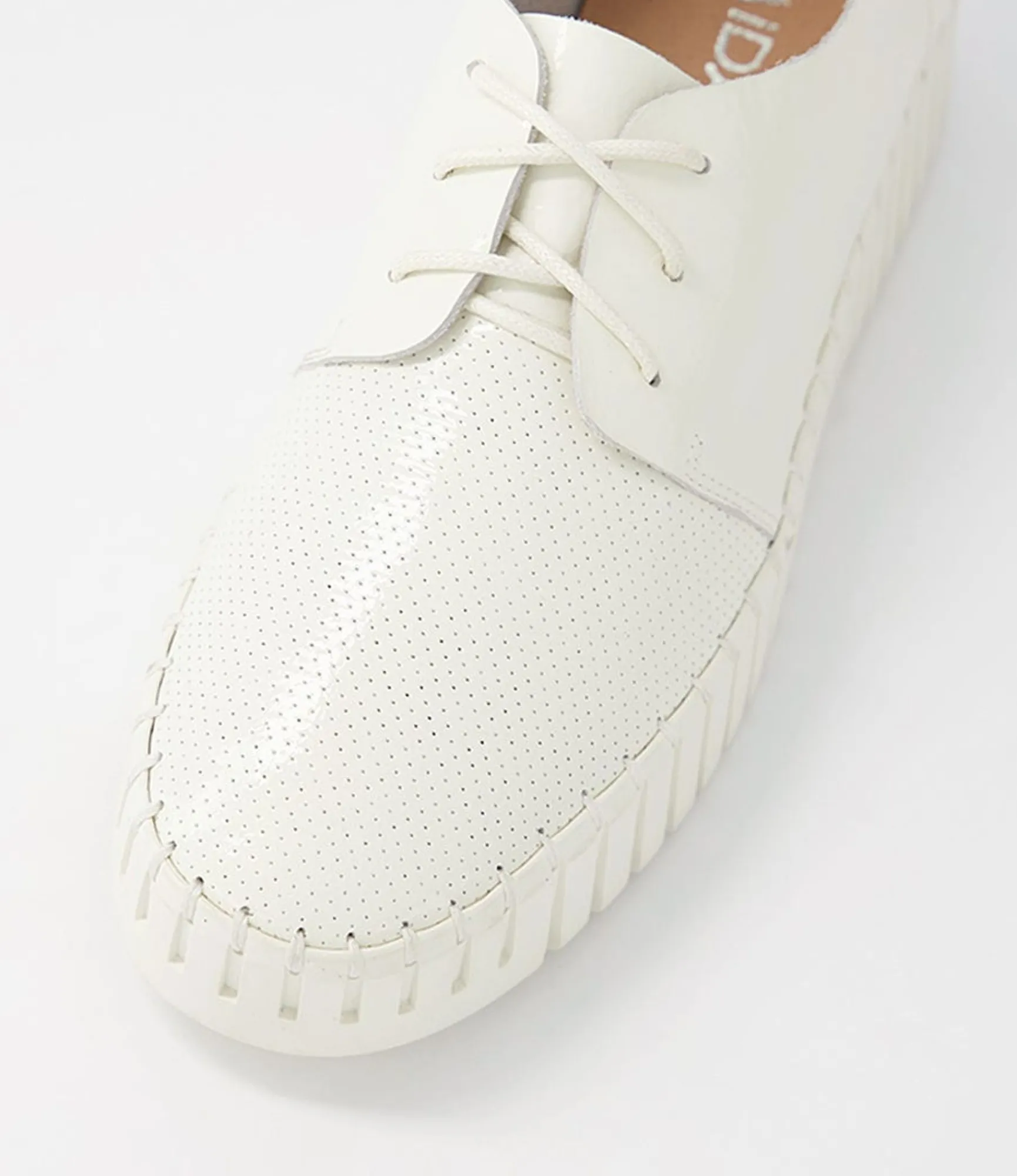 Cheap Midas Shoes Busto Off White Ivory Patent Leather Sneakers