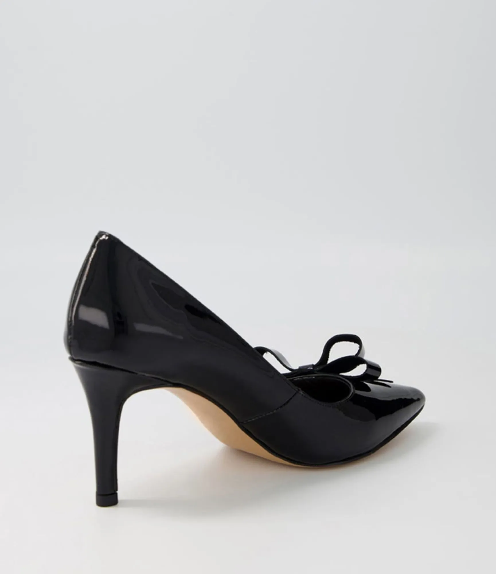 Best Midas Shoes Bycie Black Patent Leather Heels