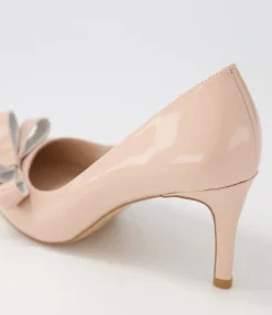 Cheap Midas Shoes Bycie Nude Patent Leather Pump Heels