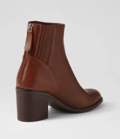Best Sale Midas Shoes Calsi Dark Brown Leather Ankle Boots