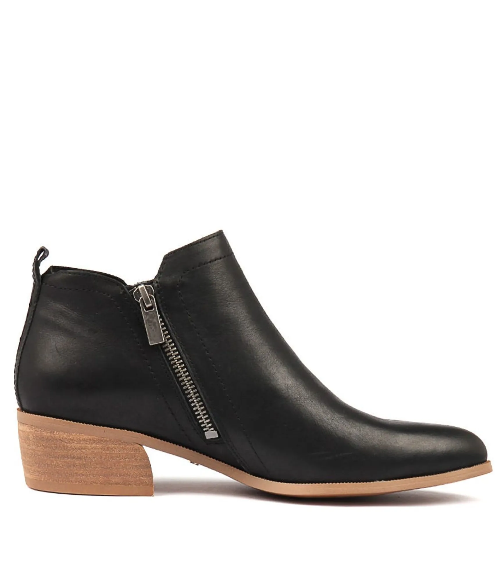 Clearance Midas Shoes Cambri Black Leather