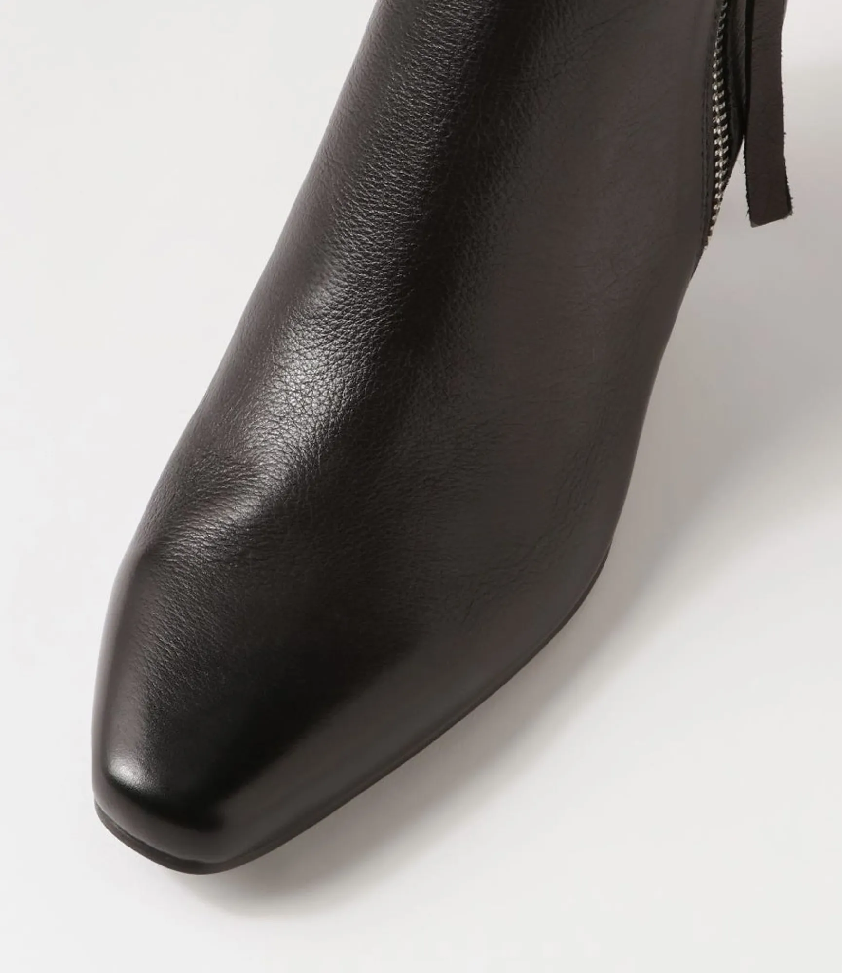 Cheap Midas Shoes Canna Black Leather Ankle Boots