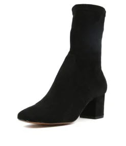 Clearance Midas Shoes Carrie Black Microsuede