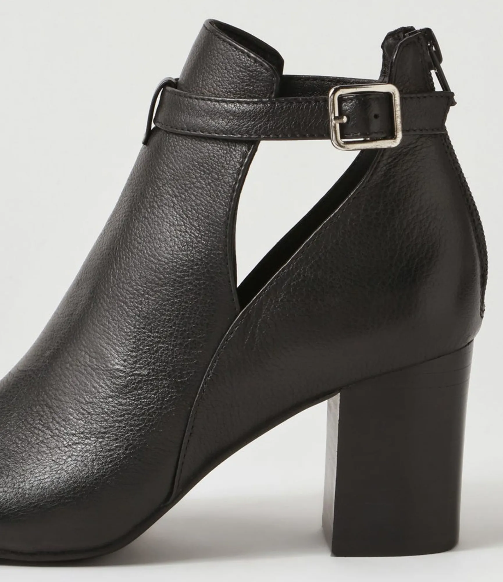 Fashion Midas Shoes Cerene Black Leather Sandals