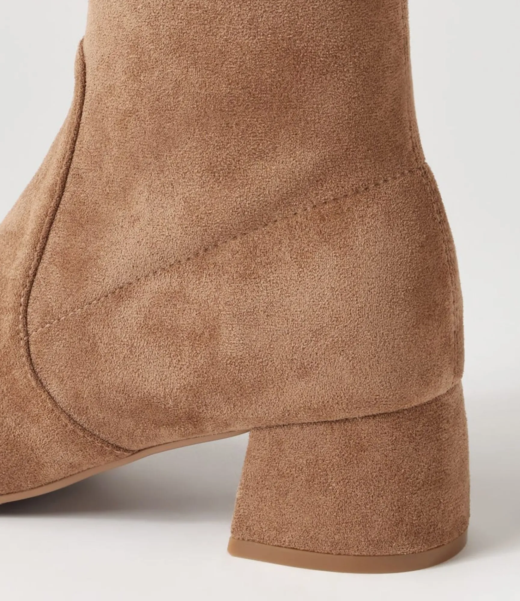 Best Sale Midas Shoes Checker Light Choc Stretch Microsuede Ankle Boots