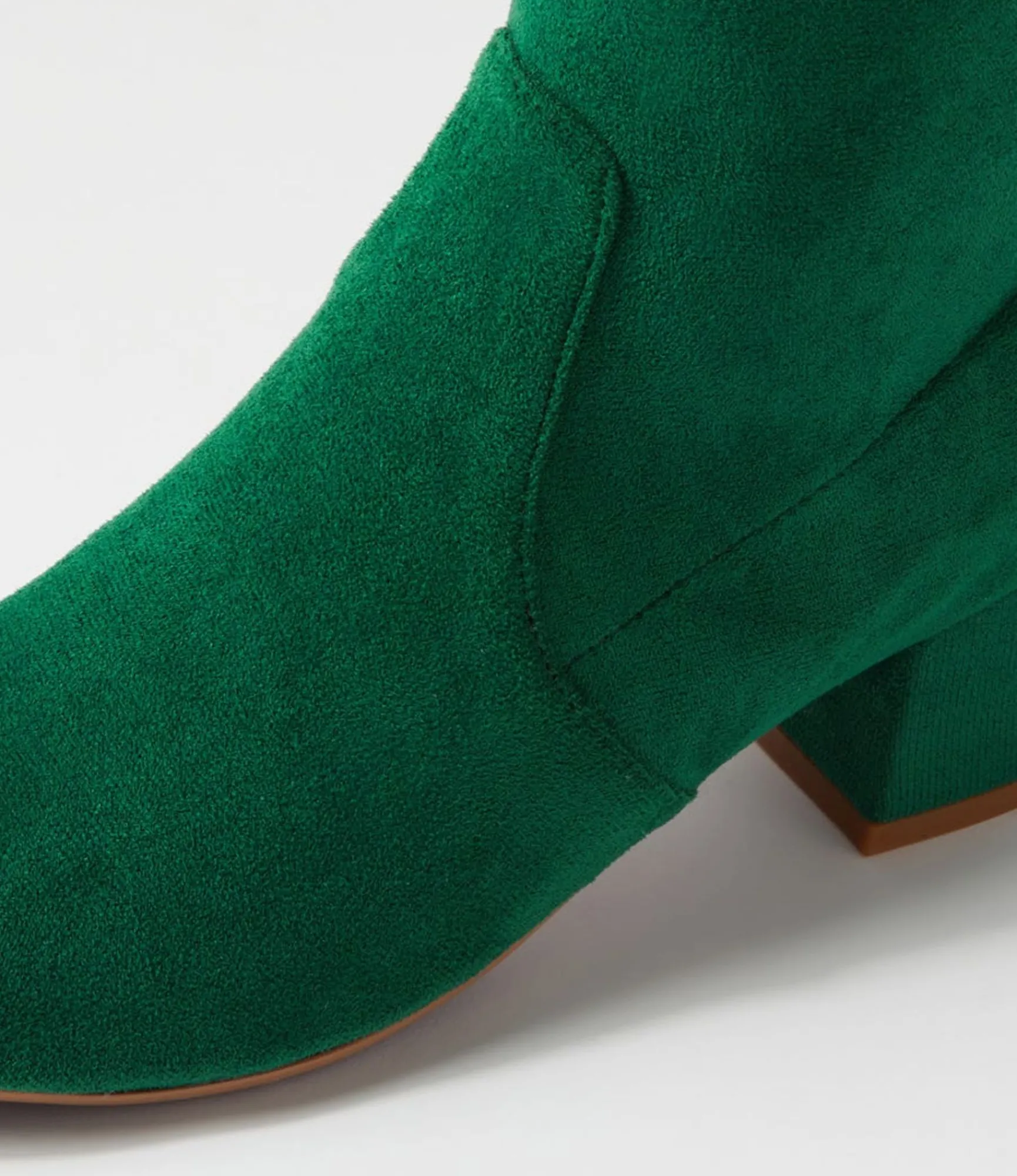 Best Midas Shoes Chevon Emerald Stretch Microsuede Knee High Boots