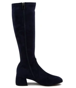 Store Midas Shoes Chevon Navy Stretch