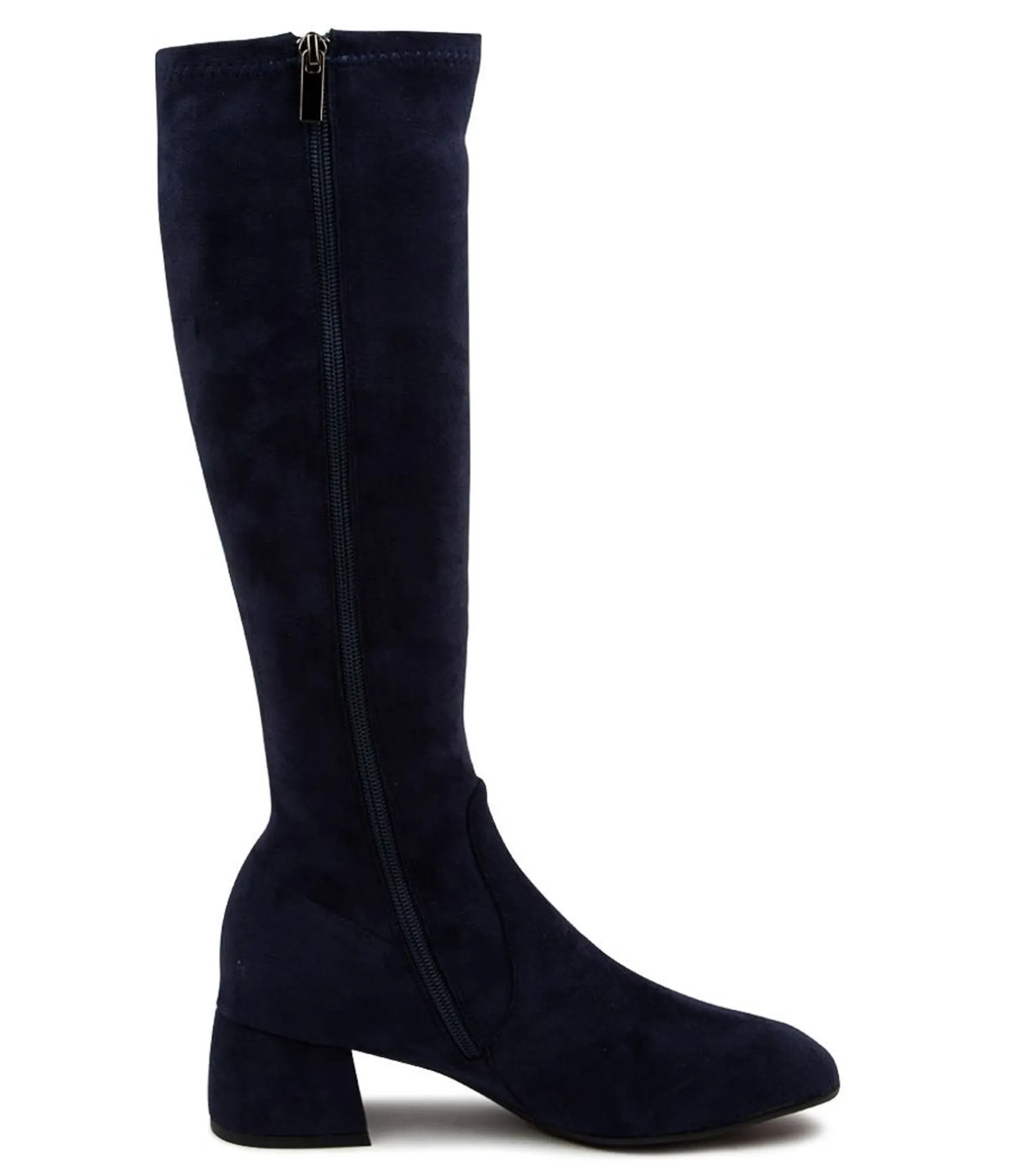 Store Midas Shoes Chevon Navy Stretch