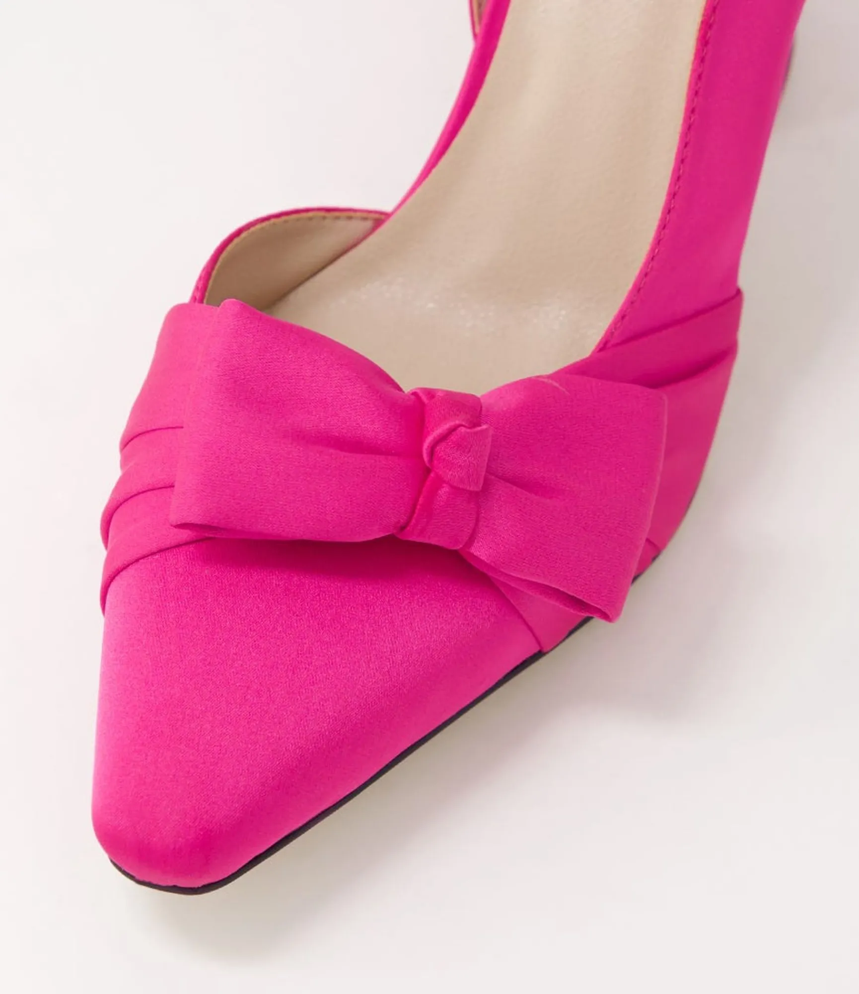 Cheap Midas Shoes Ciello Fuchsia Satin Pump Heels