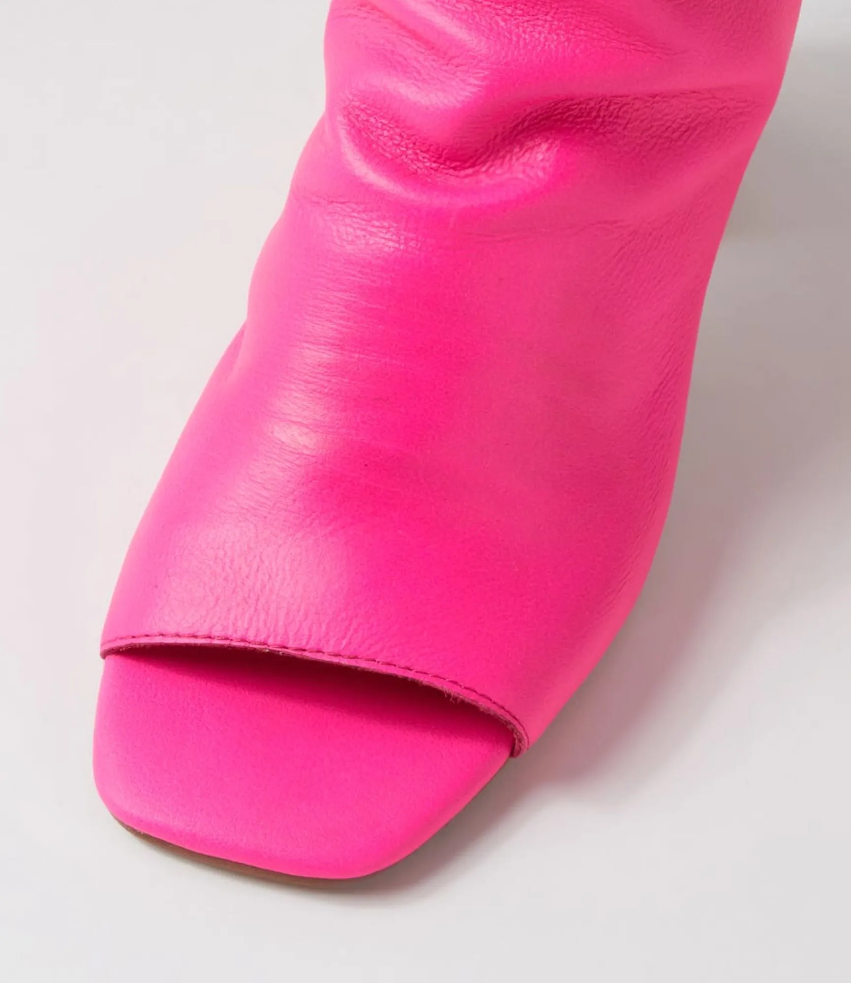 Outlet Midas Shoes Cilyin Bright Pink Leather Sandals