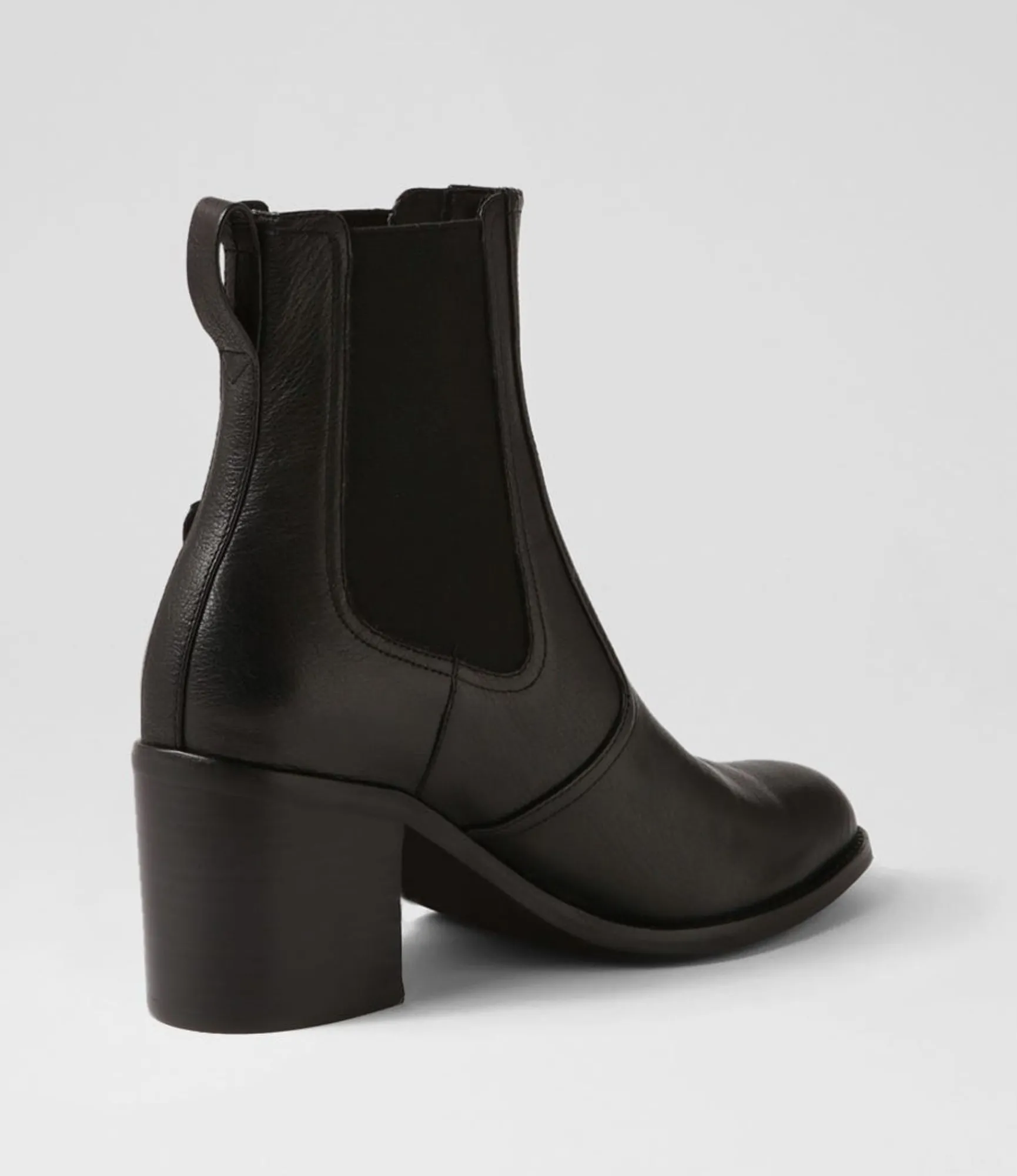 Cheap Midas Shoes Cloi Black Leather Chelsea Boots