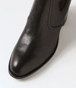 Cheap Midas Shoes Cloi Black Leather Chelsea Boots