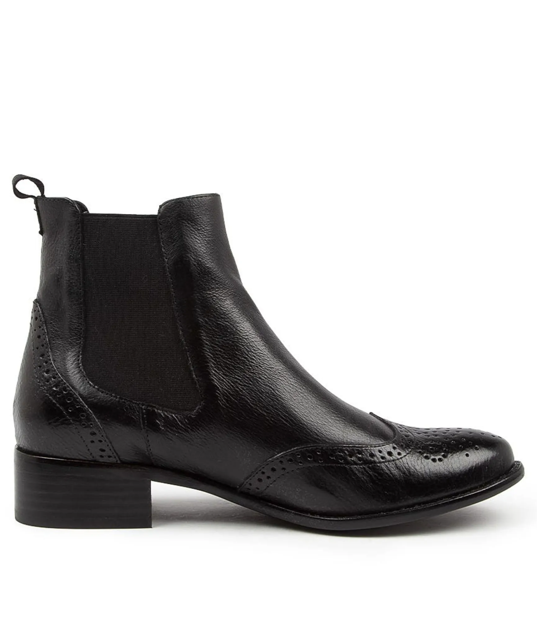 Discount Midas Shoes Clova Black Leather