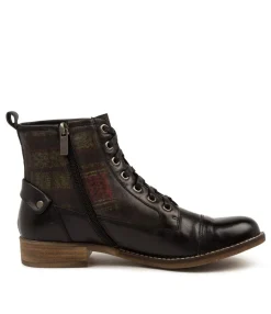 Best Midas Shoes Cyber Black-Shiraz Tartan