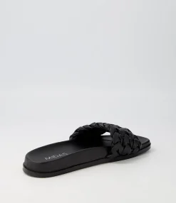 Cheap Midas Shoes Daere Black Slides