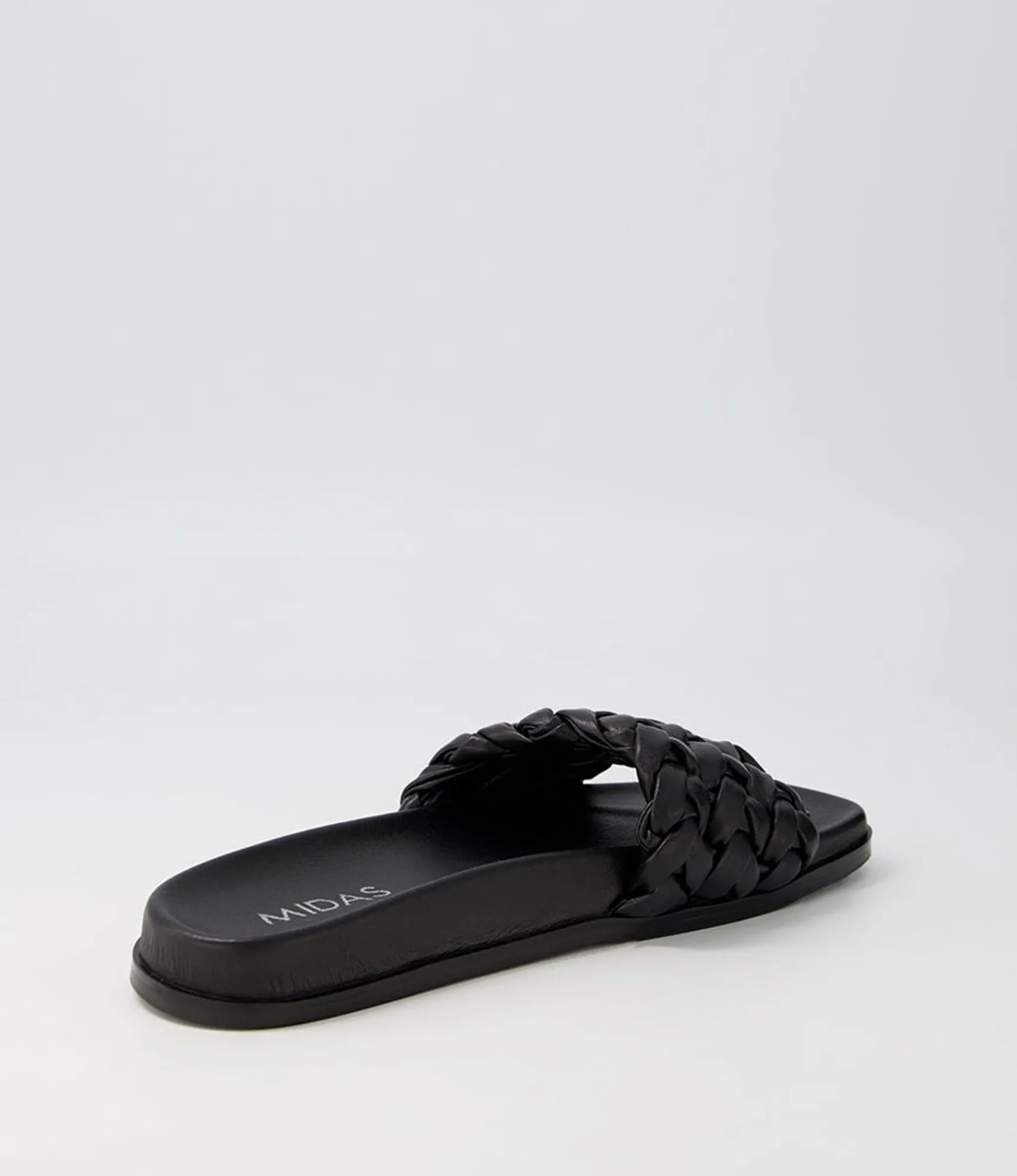 Cheap Midas Shoes Daere Black Slides