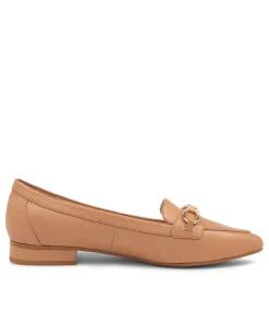 Shop Midas Shoes Daylan Light Camel Leather Flat Shoes