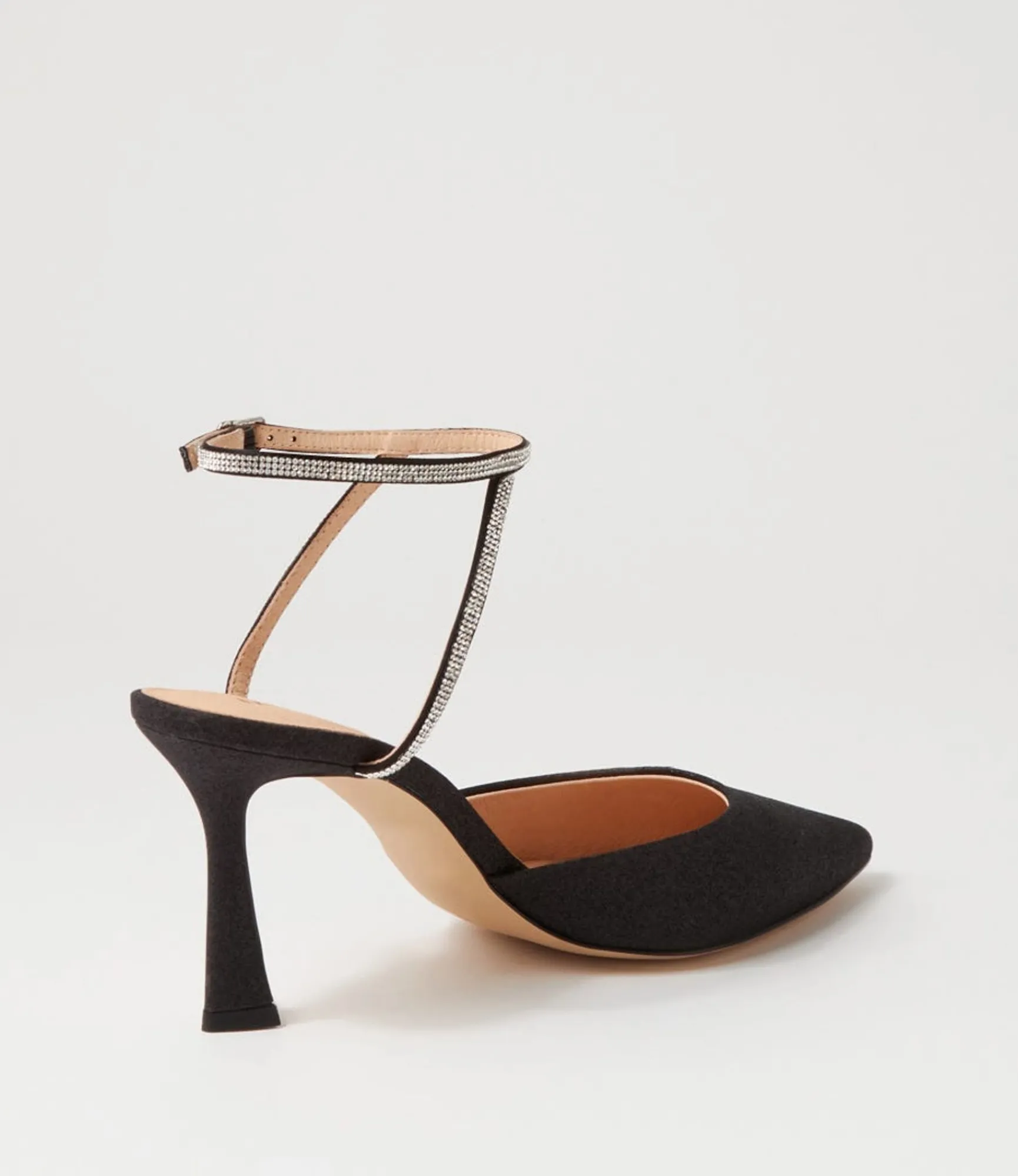 Sale Midas Shoes Dialla Black Glitter Sandals