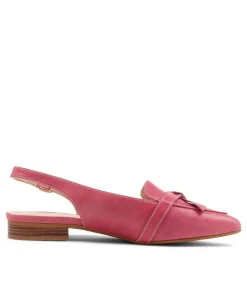 New Midas Shoes Dido Fuchsia Leather Loafers