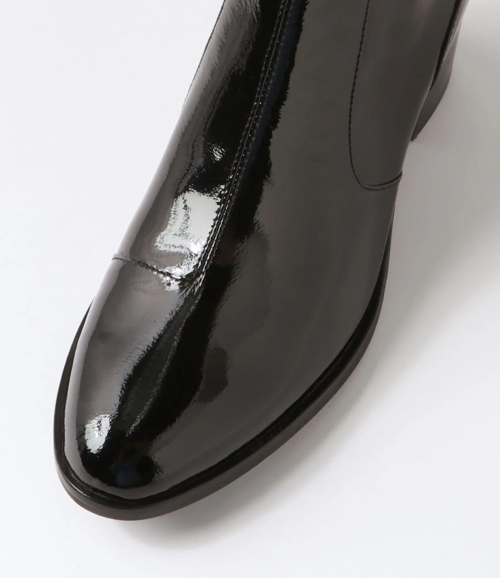 Discount Midas Shoes Dores Black Patent Leather Ankle Boots