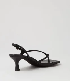 Flash Sale Midas Shoes Drewe Black Leather Sandals