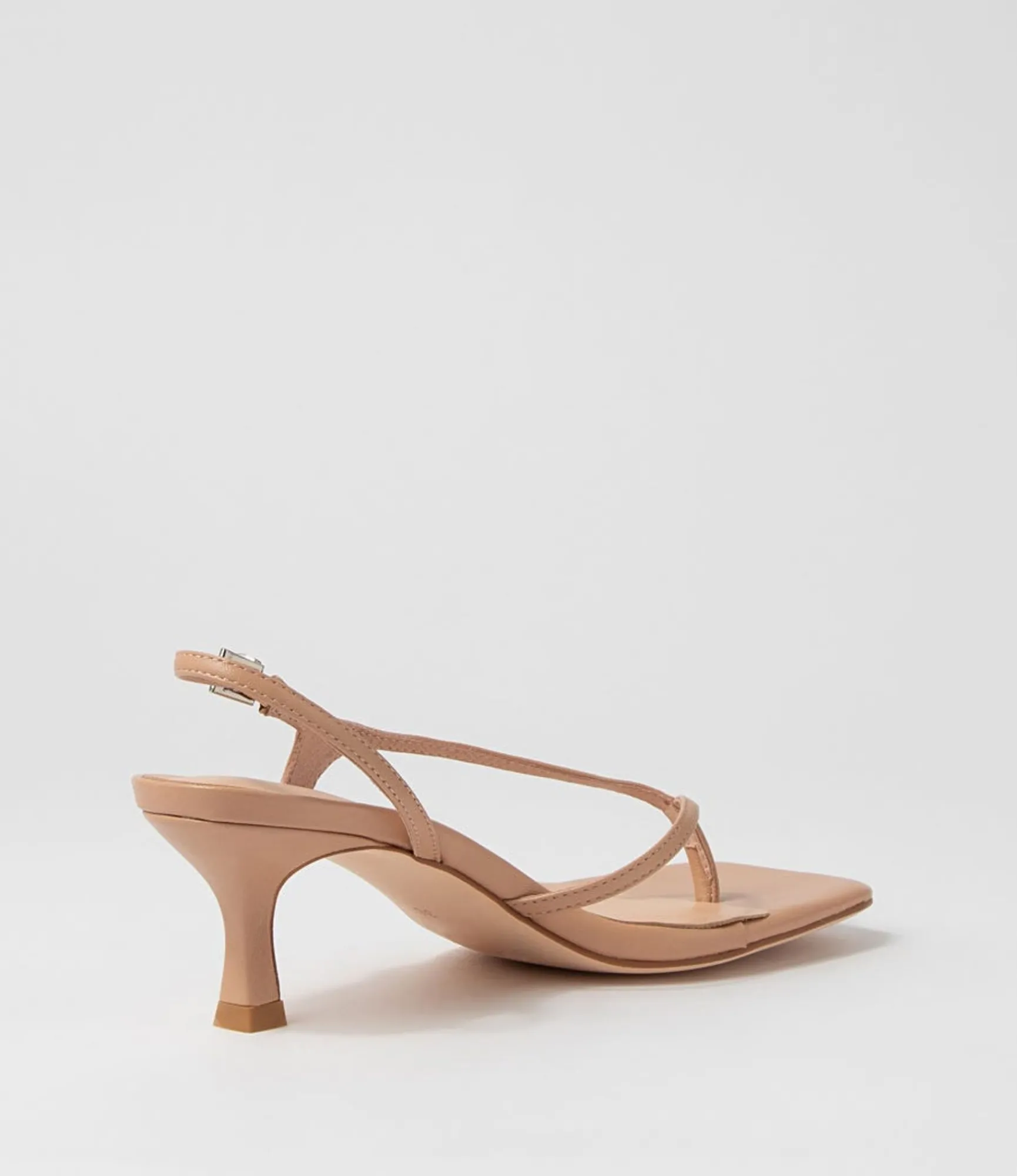 Discount Midas Shoes Drewe Nude Leather Sandals