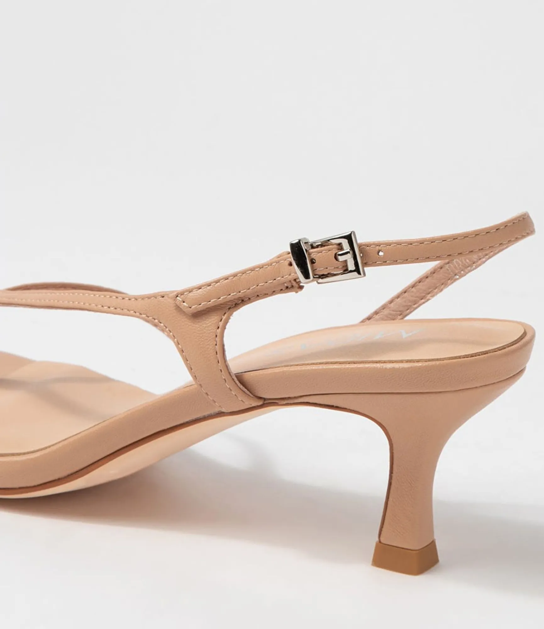Discount Midas Shoes Drewe Nude Leather Sandals
