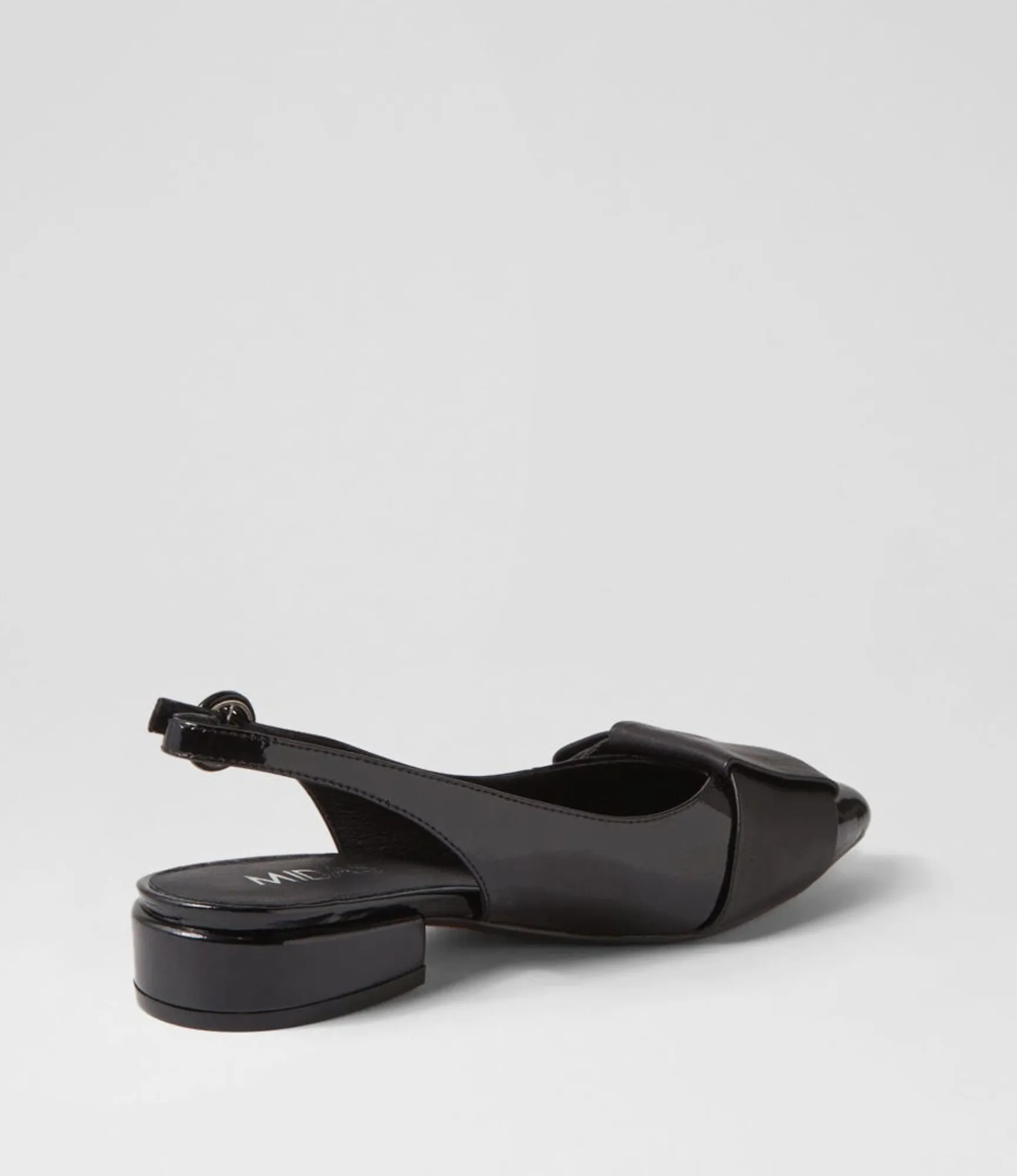 Shop Midas Shoes Evens Black Patent Leather Flat Shoes