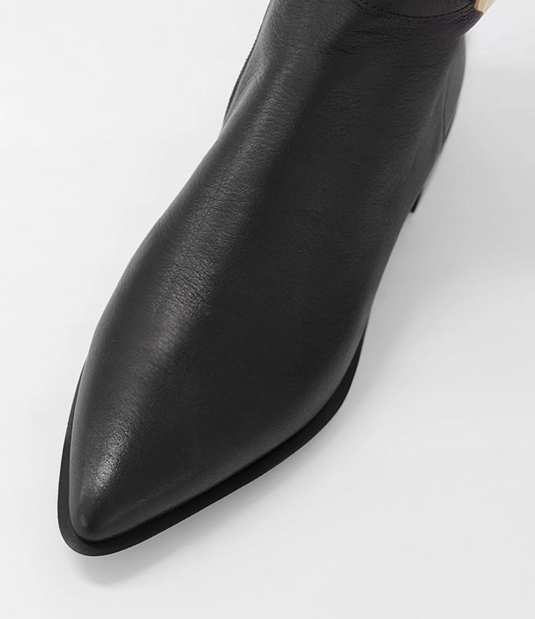 Cheap Midas Shoes Evo Black Gold Leather Ankle Boots