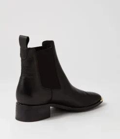 Cheap Midas Shoes Fabie Black Leather Chelsea Boots