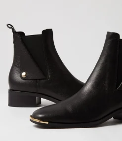 Cheap Midas Shoes Fabie Black Leather Chelsea Boots