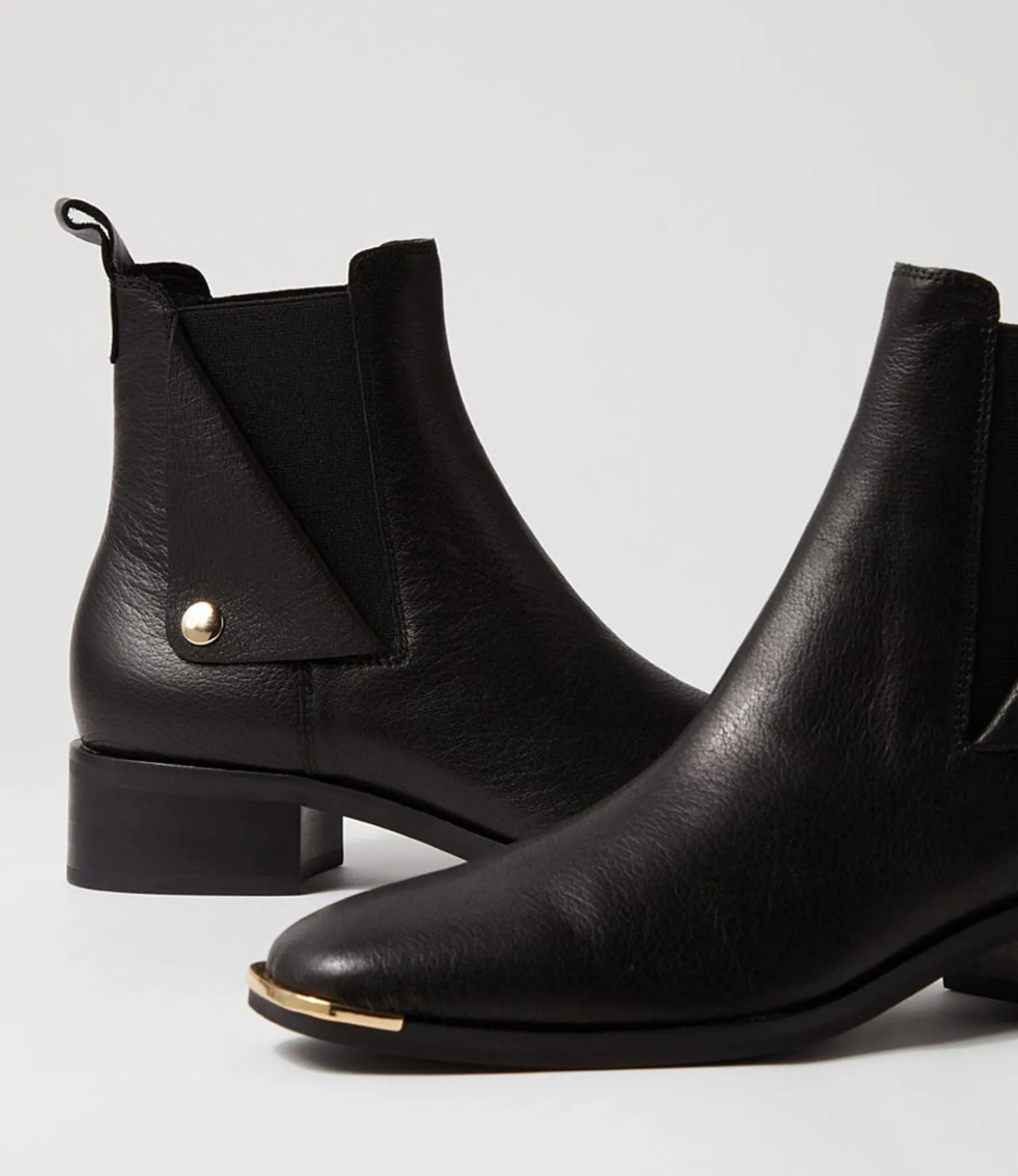 Cheap Midas Shoes Fabie Black Leather Chelsea Boots