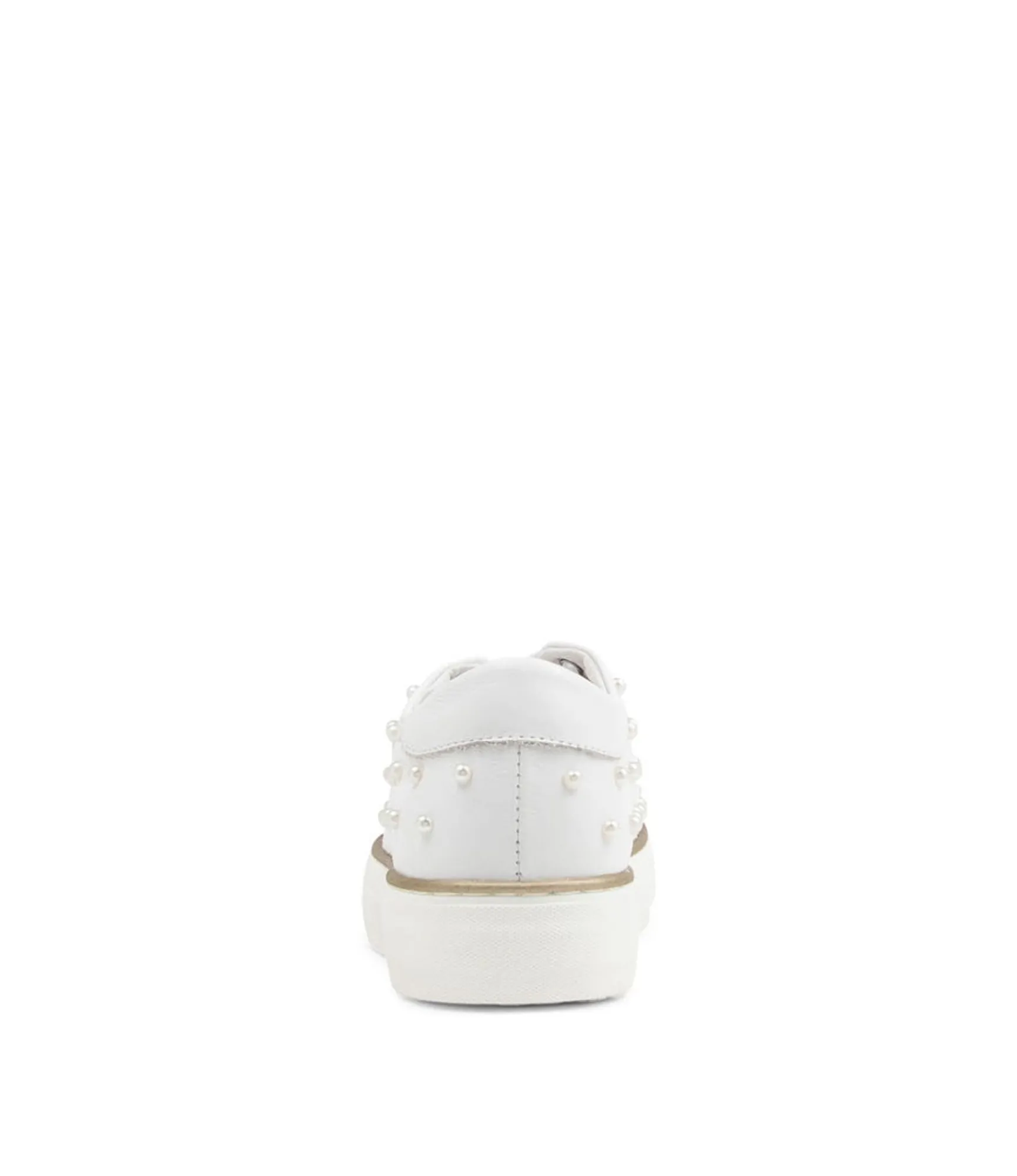 Discount Midas Shoes Faith White Leather Sneakers