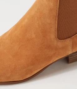 Fashion Midas Shoes Fally Toffee Suede Chelsea Boots