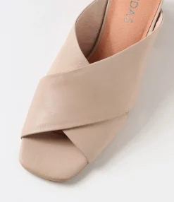 Discount Midas Shoes Fanter Cafe Leather Sandals