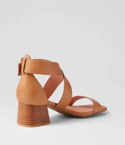 Online Midas Shoes Farlane Dark Tan Leather Sandals