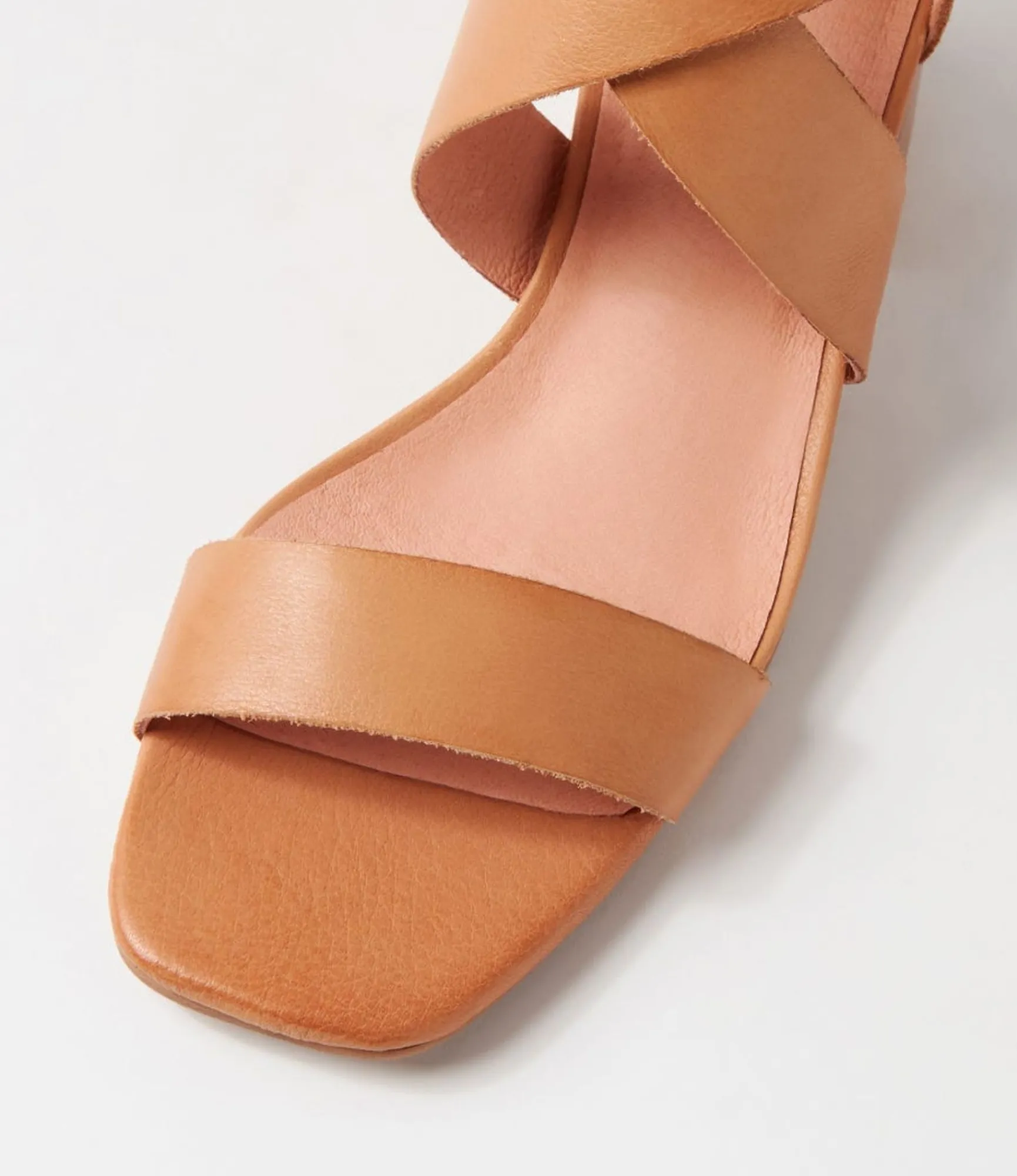 Online Midas Shoes Farlane Dark Tan Leather Sandals