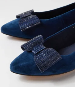 Best Sale Midas Shoes Fauner Navy Suede Flat Shoes