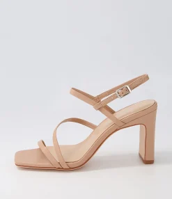 Fashion Midas Shoes Fayte Nude Leather Sandals